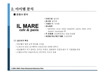 파스타 전문점 사업 계획서 -10