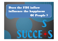 Does the FDI inflow influence the happiness Of People-1