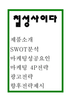 칠성사이다 제품소개,SWOT분석 및 마케팅성공요인 분석과 칠성사이다 마케팅전략 사례와 광고전략 분석 및 향후전략방향 제시-1