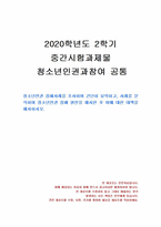 2020년 2학기 청소년인권과참여 중간시험과제물 공통(청소년인권 침해사례)-1