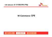 SKTELCOME SKT소개 SKT의 다각화 전략 M-Commerce.SKT의 현황과 위기-10