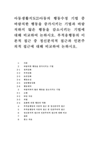 아동생활지도2)아동의 행동수정 기법 중 바람직한 행동을 증가시키는 기법과 바람직하지 않은 행동을 감소시키는 기법에 대해 비교하여 논하시오.-1