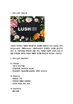 러쉬 LUSH 성공전략과 마케팅사례 및 러쉬 LUSH 향후방향 3가지 제시-3