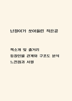 난장이가 쏘아올린 작은공 책소개 및 줄거리 # 난장이가 쏘아올린 작은공 등장인물 관계와 구조도 분석 # 난장이가 쏘아올린 작은공 느낀점과 서평,독후감-1