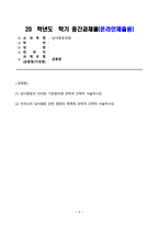 남녀평등과법_1 남녀평등의 의의와 기본원리에 관하여 간략히 서술하시오 2 우리나라 남녀평등 관련 법령의 체계에 관하여 간략히 서술하시오 (2)-1