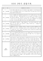 만0세 일상생활,놀이활동 2학기 관찰일지와 발달평가 6명-4