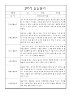 만0세 2학기 발달평가 / 5명분량 발달평가 / 평가제,평가인증 발달평가-2