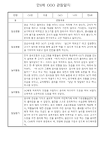 만0세 놀이활동,일상생활 관찰일지 / 발달평가 60명-15