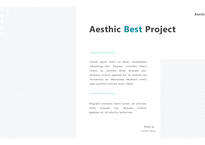 Aesthic PowerPoint Demo 피피티 템플릿-6