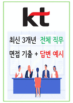 2024년 KT 91가지 면접 질문 + 답변 + 기업정보 개정판-1