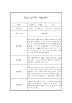 만2세 관찰일지+평가 17명분 1학기-9