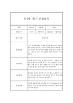 만2세 관찰일지+평가 17명분 1학기-19