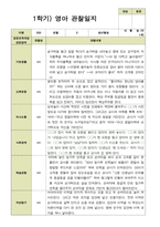 평가제 1학기 2학기 영아 관찰일지 만 1세 11명-10