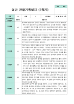 만 0세 6명  2학기 관찰일지 -평가제-5