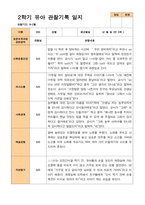 2학기 관찰일지와 부모상담일지  만 3세 24명-7