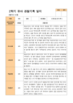 2학기 관찰일지와 부모상담일지  만 3세 24명-12