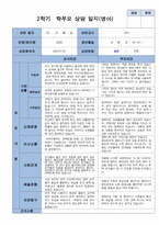 2학기 관찰일지와 부모상담일지 만 1세 10명 -평가제-12