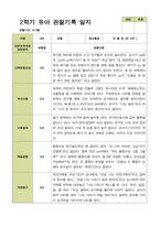 2학기 관찰일지와 부모상담일지 만 5세 25명 -평가제-16