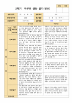 평가제- 만 1세 10명 2학기 부모상담일지와 관찰일지-10