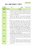 평가제- 만 1세 10명 2학기 부모상담일지와 관찰일지-11