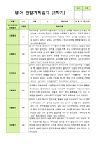 평가제- 만 1세 10명 2학기 부모상담일지와 관찰일지-20