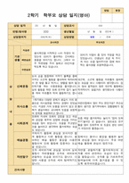 평가제- 만 2세 12명 2학기 부모상담일지와 관찰일지-7