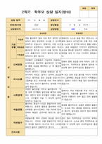 평가제- 만 2세 12명 2학기 부모상담일지와 관찰일지-9