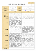 평가제- 만 2세 12명 2학기 부모상담일지와 관찰일지-12