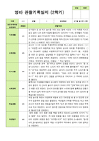 평가제- 만 2세 12명 2학기 부모상담일지와 관찰일지-13