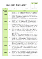 평가제- 만 2세 12명 2학기 부모상담일지와 관찰일지-16