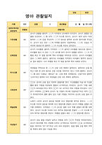 만0세 1학기 2학기 영아관찰일지 6명-2