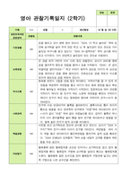 만0세 1학기 2학기 영아관찰일지 6명-7