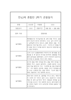 만4세,만5세 혼합반 2학기 놀이활동중심 관찰일지 및 발달평가 20명 40Page -3