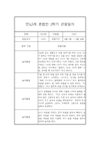 만4세,만5세 혼합반 2학기 놀이활동중심 관찰일지 및 발달평가 20명 40Page -13