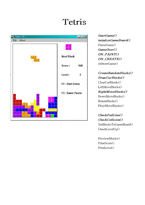 [컴퓨터공학] [게임프로그래밍] 테트리스소스분석집-1