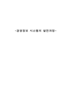 [경영정보시스템] 경영정보 시스템의 발전과정-1