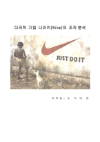 [조직이론] 다국적 기업 나이키(Nike)의 조직분석-1