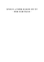 [미디어조사방법론] 잡지광고의 소구유형별 광고효과에 관한 연구 -화장품 광고를 중심으로-1