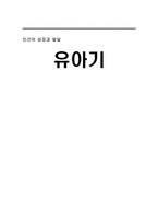 [인간행동] 유아기-1