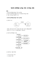 [교수설계및 개발] 창의적 문제해결 능력을 위한 교수학습 전략-1