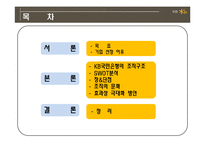 KB 국민은행의 조직구조와 문화-2