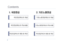 [사회복지정책] 국민연금 & 기초노령연금-2