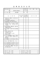 알루미늄 창호공사 공장제품 검측체크리스트-1