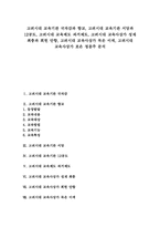 고려시대 교육기관 국자감과 향교, 고려시대 교육기관 서당과 12공도, 고려시대 교육제도 과거제도, 고려시대 교육사상가 성재 최충과 회헌 안향, 고려시대 교육사상가 목은 이색, 고려시대 교육사상가 포은 정몽주-1