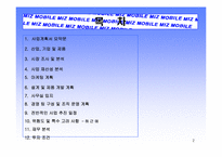 [사업계획서] 인터넷과 핸드폰의 정보공유와 컨텐츠서비스 제공 사업계획서-2