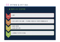 [건강과 질병 사회학] 생애사 방법을 통한 여성만성질환노인의 환자역할과 질병경험 연구-사회적 관계를 중심으로-20