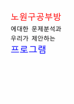 [사회복지] 노원구 공부방에 대한 문제 분석과 신규 프로그램 제안-1