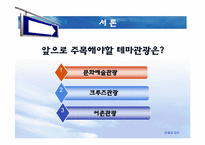 [관광학] 테마관광의 전망-문화예술관광, 크루즈관광, 어촌관광-2