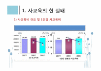 [교육사회학] 사교육의 현실태와 사교육 공교육의 문제점과 해결방안 고찰-3