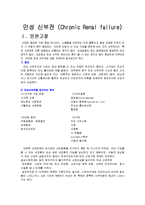 만성 신부전(Chronic Renal failure) 케이스-1